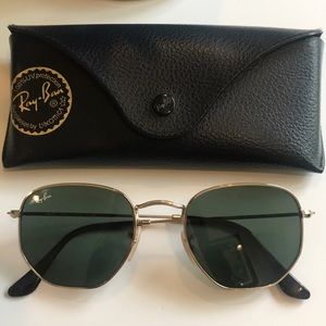 Hexagonal Flat Lenses Ray-Ban